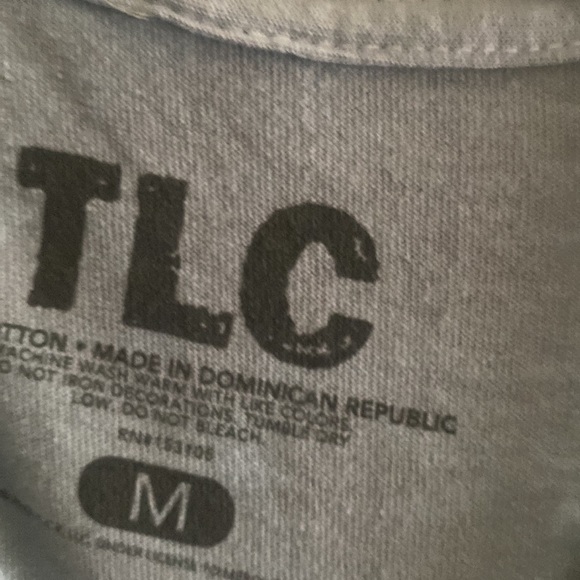 TLC Tie-dyed T-Shirt, “Don’t Go Chasin’ Waterfalls”, Sz. M, 100% Cotton NWT - Picture 6 of 7